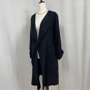 Apt. 9 Lightweight Black Tunic Dress Shirt